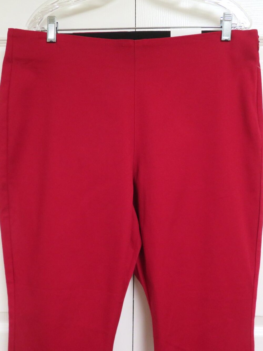 Old Navy 16 High-Rise Ankle Pants Red Solid - Picture 2 of 6